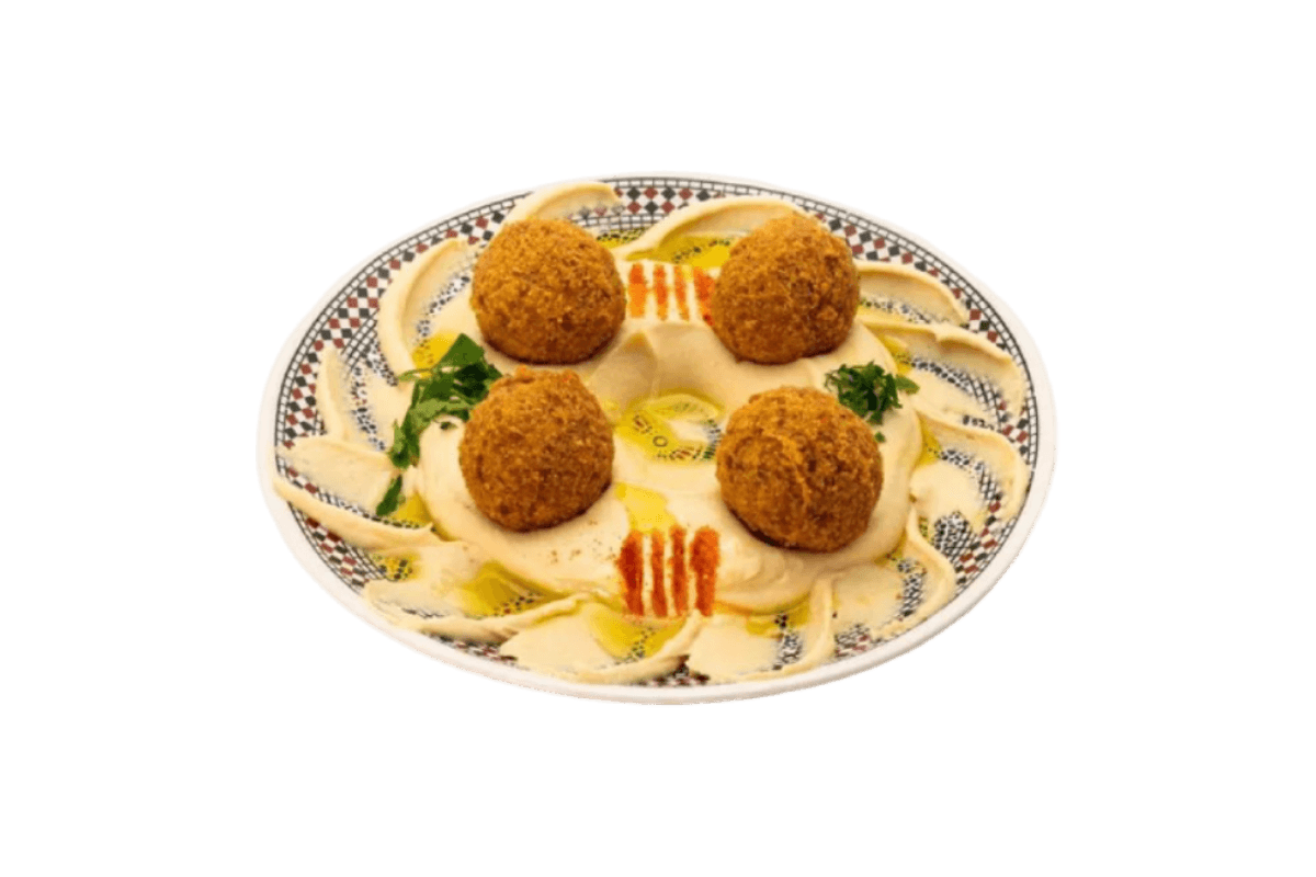 Humus cu falafel