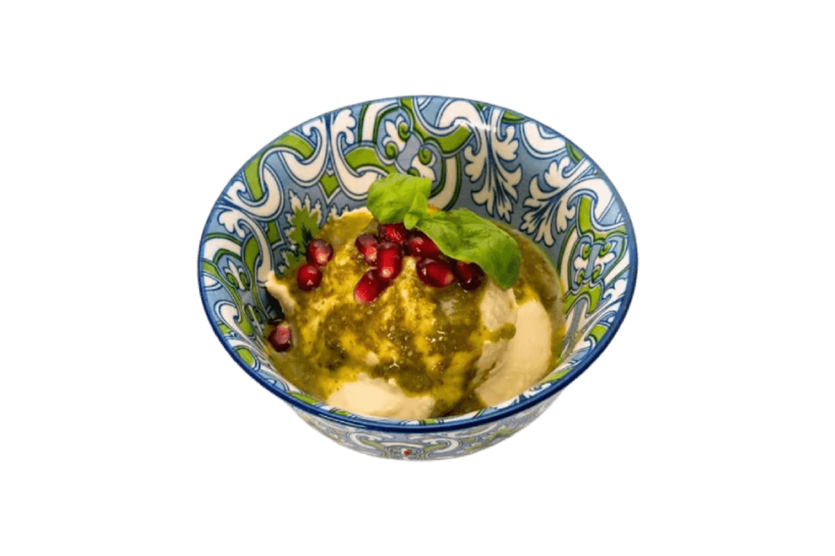 Humus pesto
