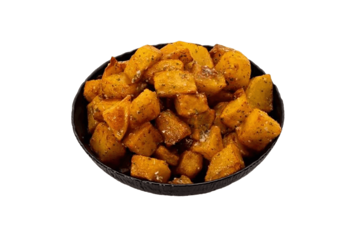 Batata cu sos de mentă
