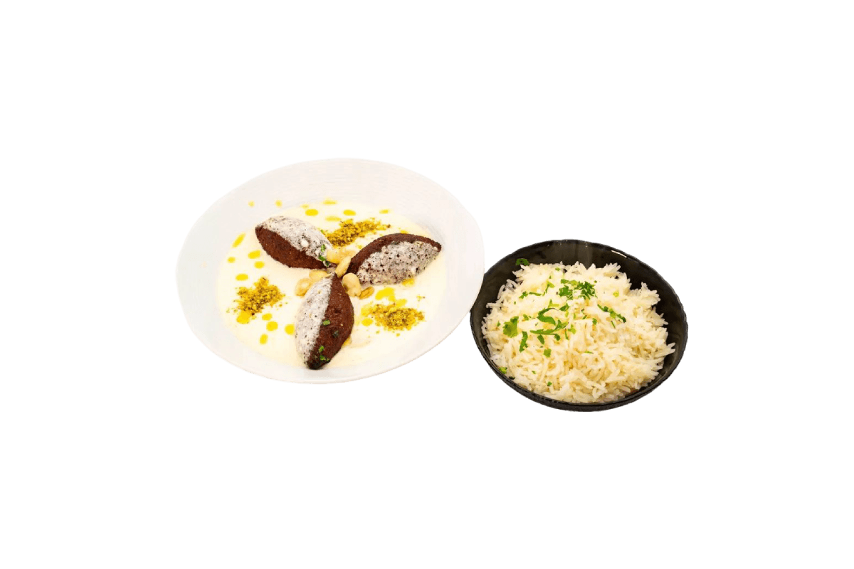 Kebbeh in sos de iaurt